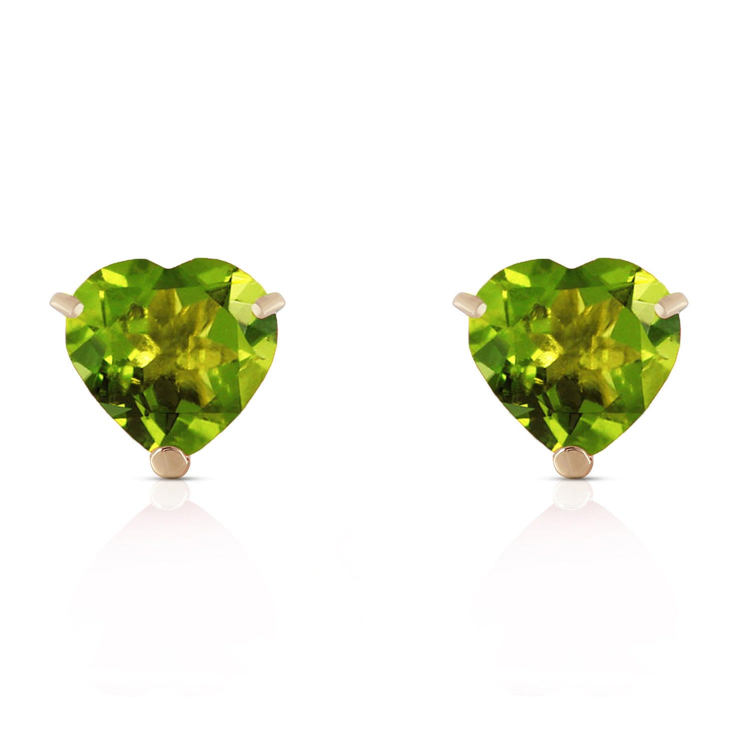 Eternal Love Peridot Stud Earrings