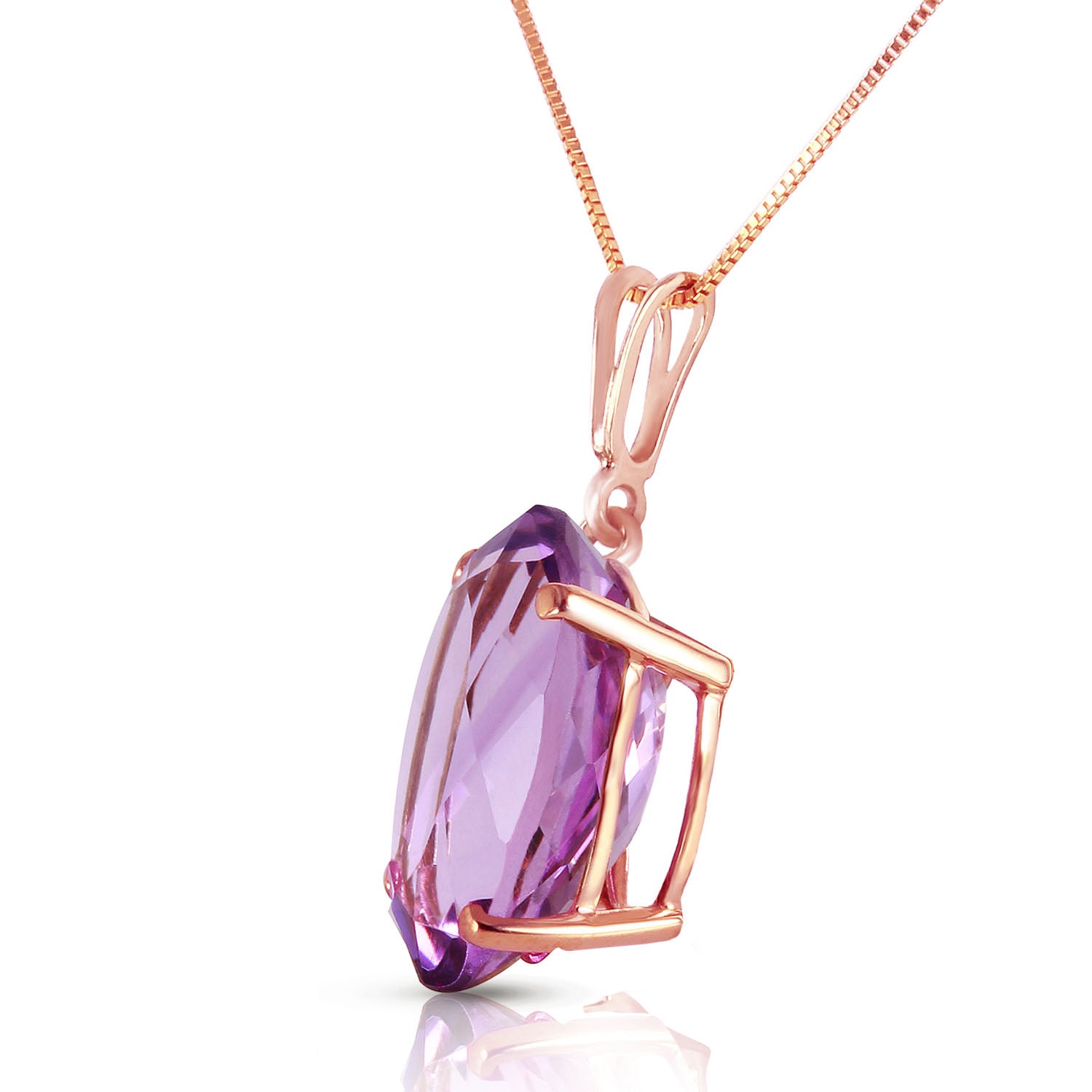 Graceful Glow Amethyst Necklace