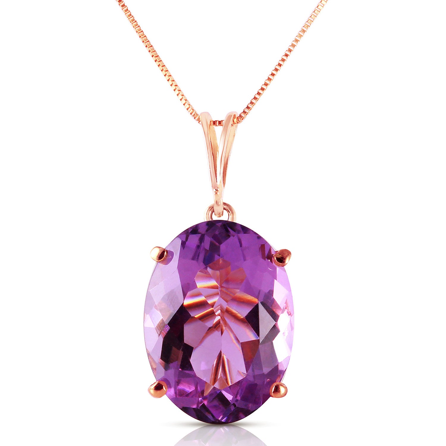 Graceful Glow Amethyst Necklace