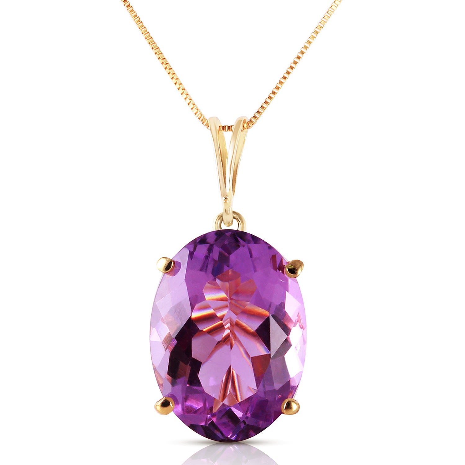 Graceful Glow Amethyst Necklace