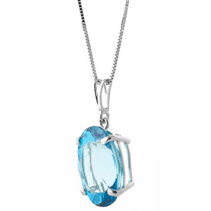 Graceful Glow Blue Topaz Necklace
