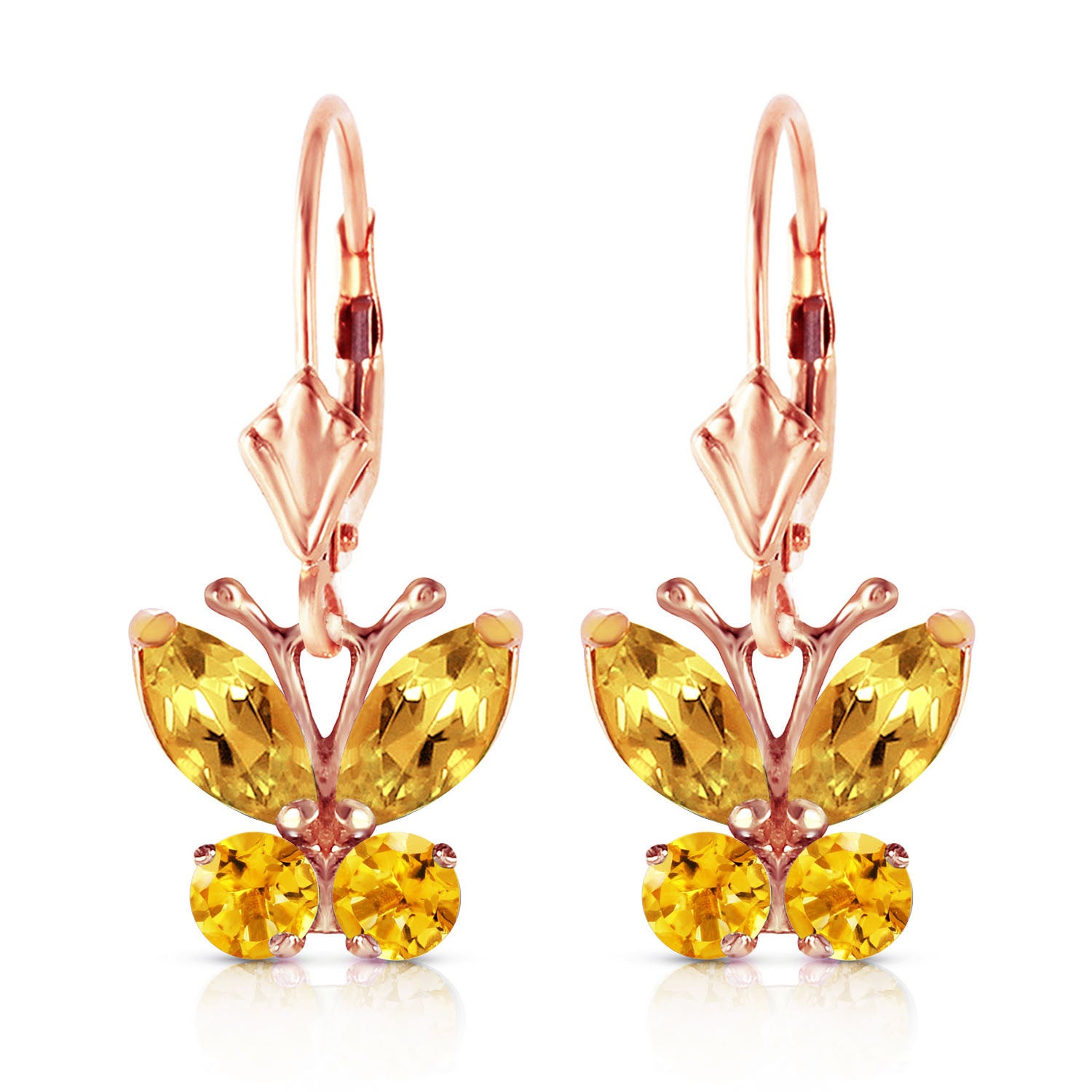 Autumn Breeze Citrine Earrings