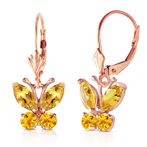 Autumn Breeze Citrine Earrings