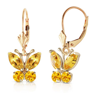 Autumn Breeze Citrine Earrings