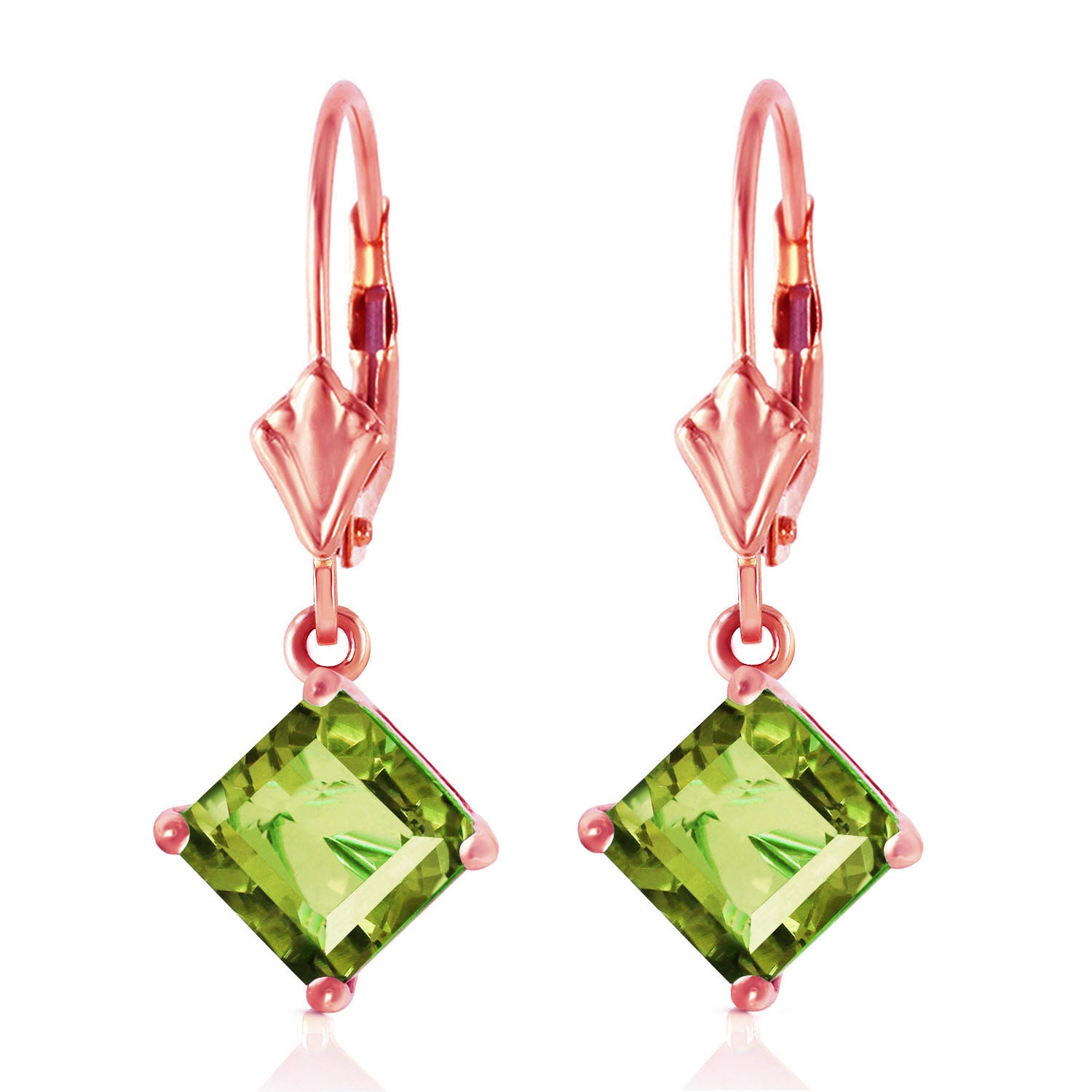 Precious Facade Peridot Earrings