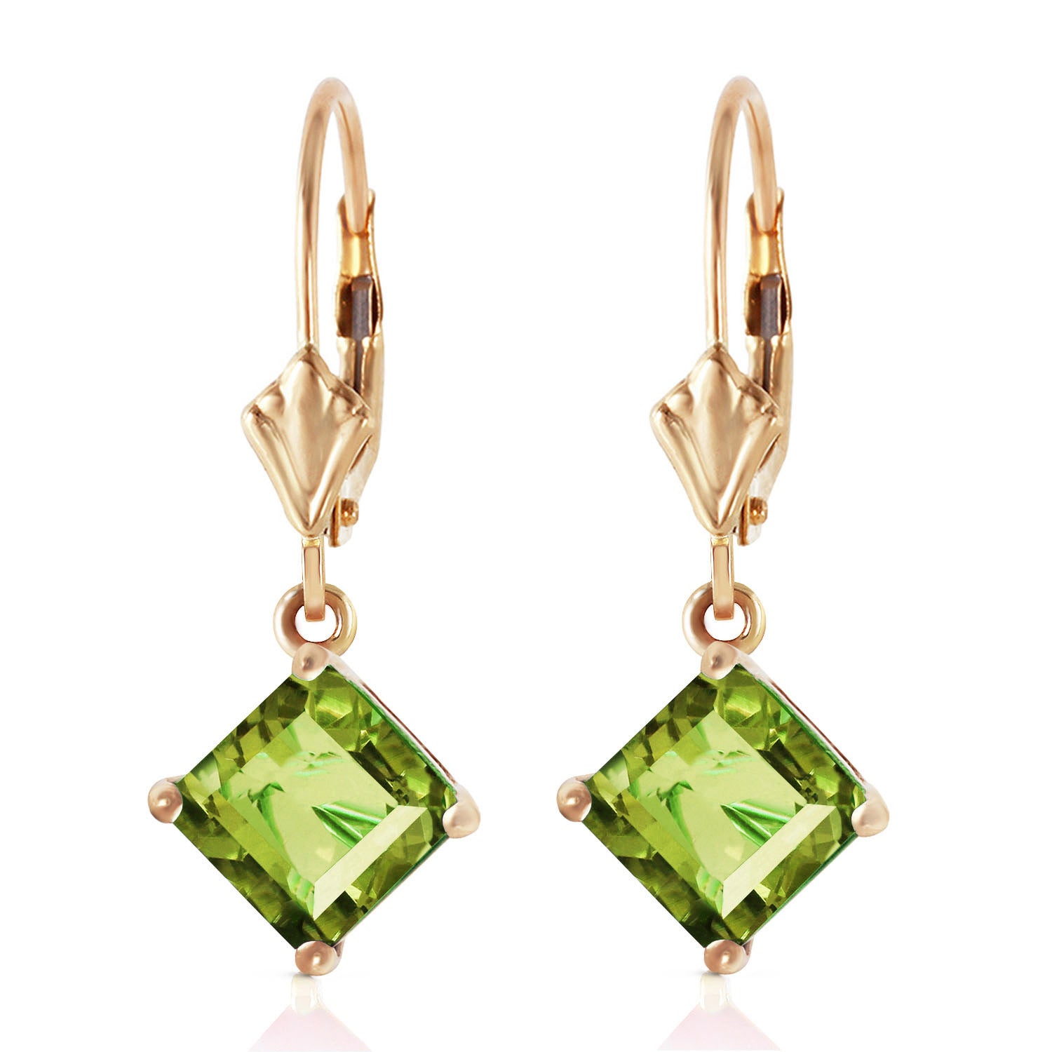 Precious Facade Peridot Earrings