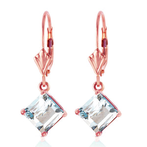 Precious Facade Aquamarine Earrings