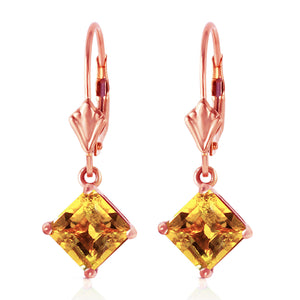 Precious Facade Citrine Earrings