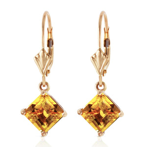 Precious Facade Citrine Earrings