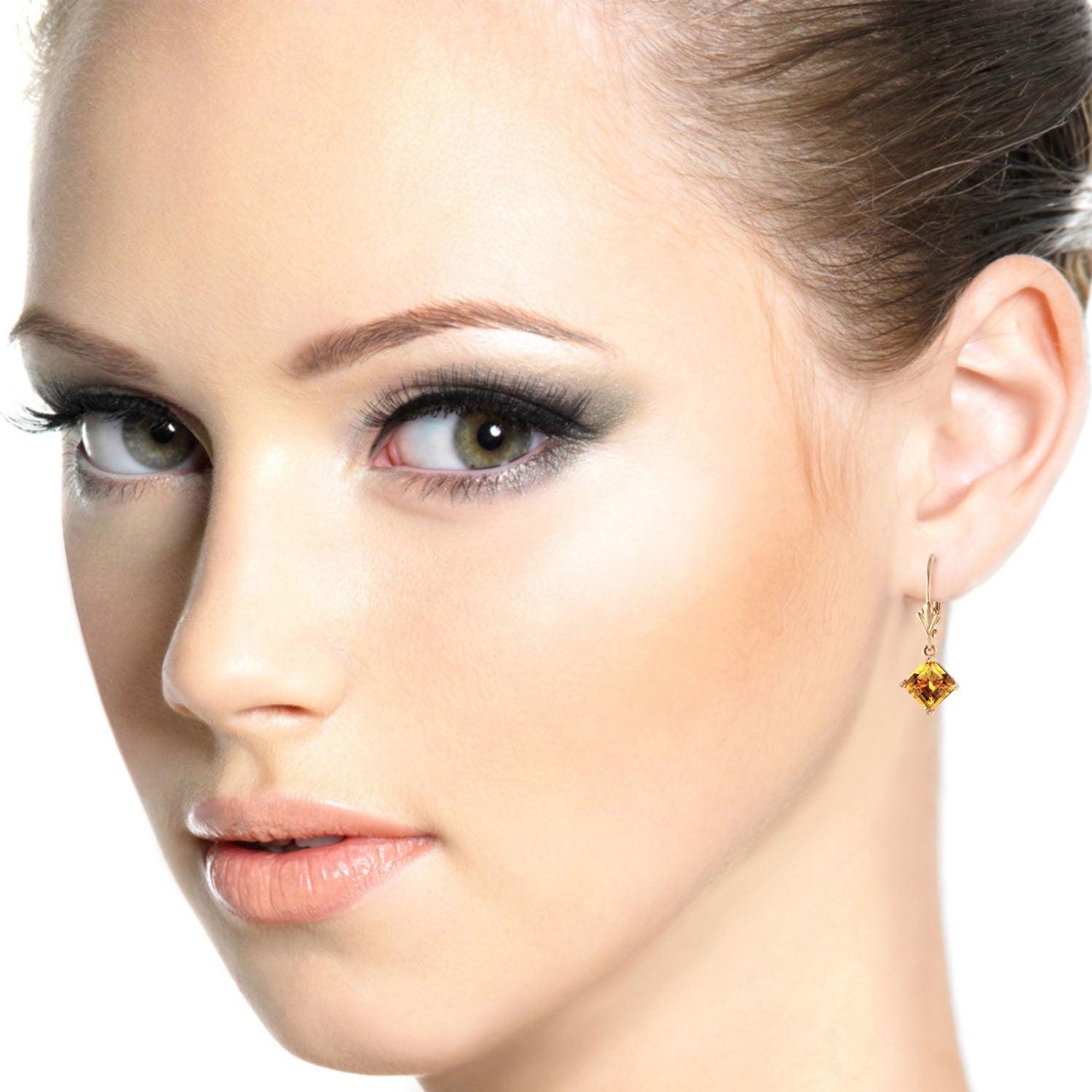 Precious Facade Citrine Earrings