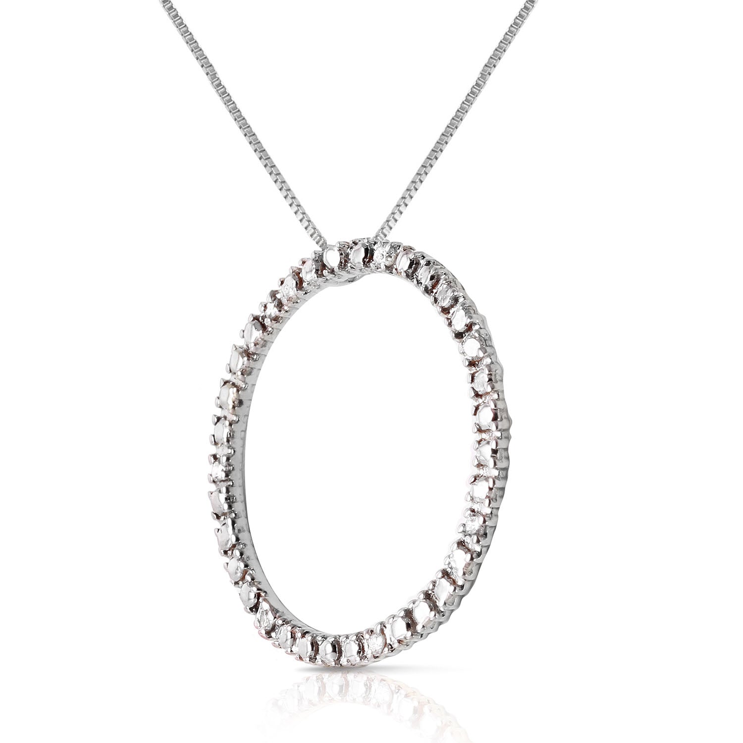 Eternal Circle Diamond Necklace