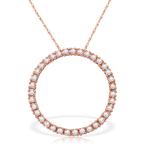 Eternal Circle Diamond Necklace