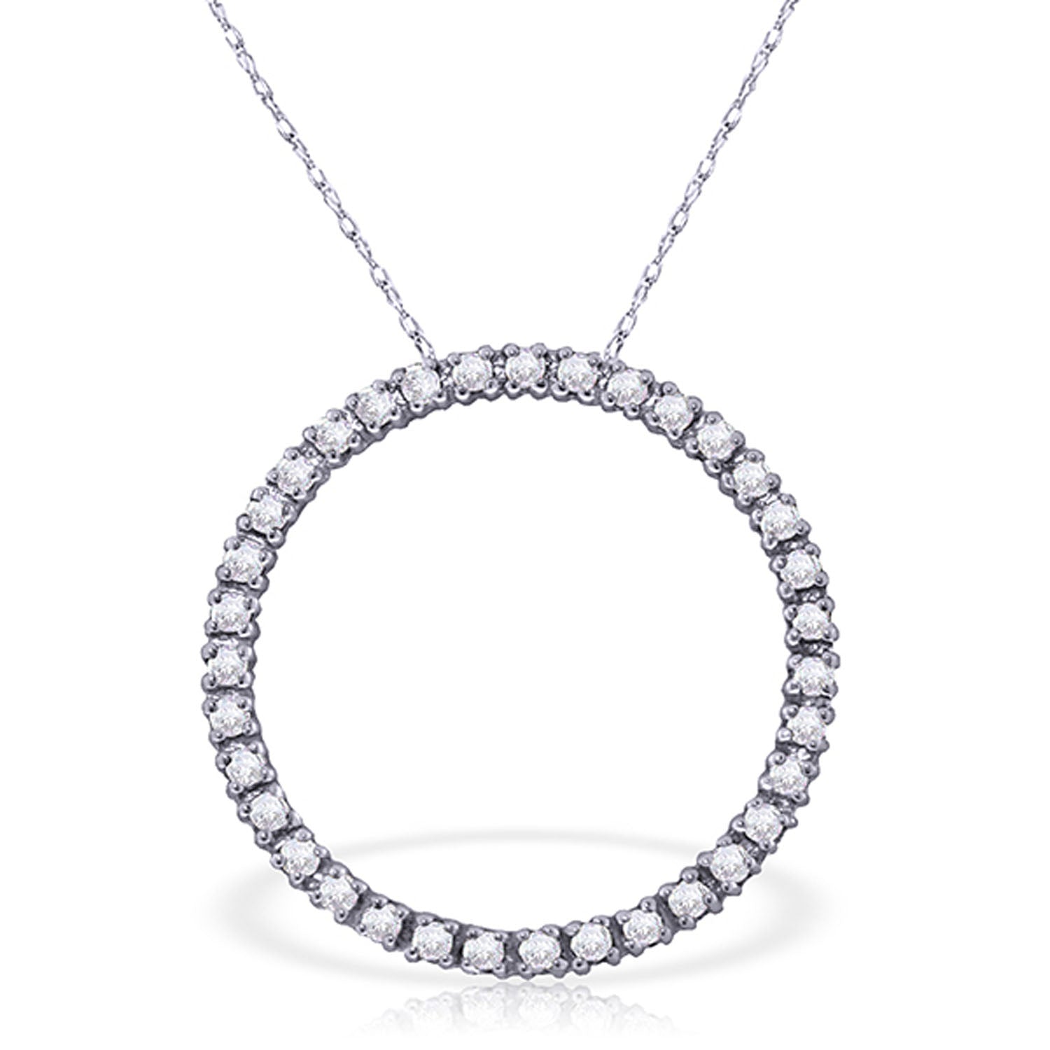 Eternal Circle Diamond Necklace