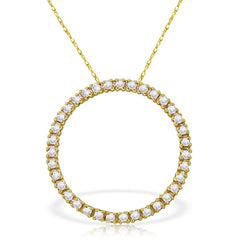 Eternal Circle Diamond Necklace