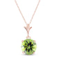 Solo Sphere Peridot Necklace