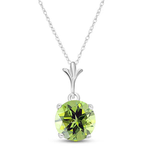 Solo Sphere Peridot Necklace