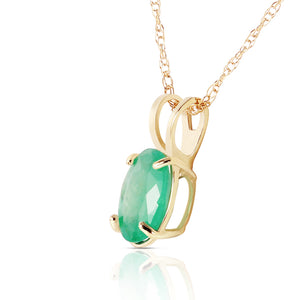 Tranquil Moon Emerald Necklace
