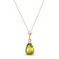 Gentle Droplet Peridot Necklace