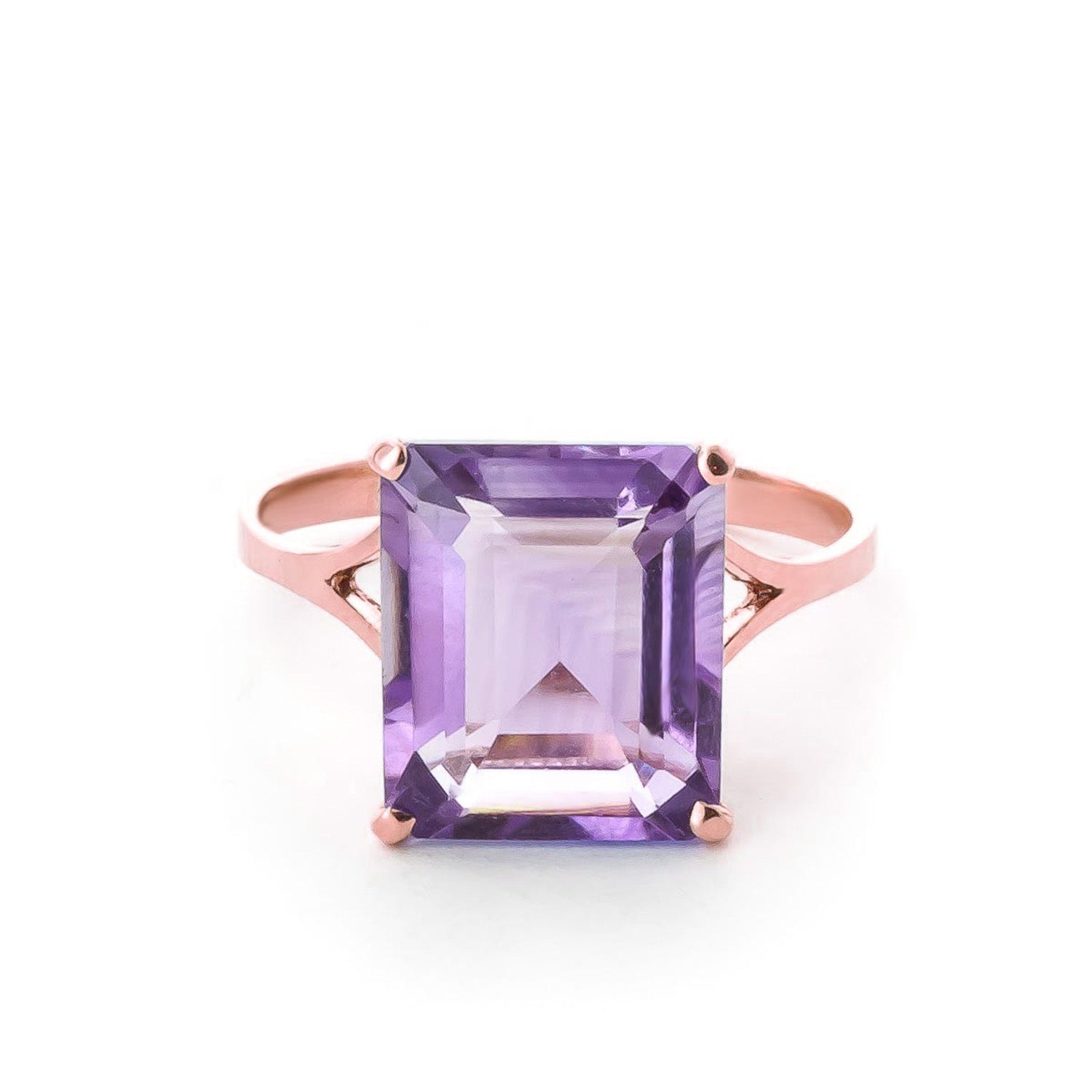 Essential Facet Amethyst Ring