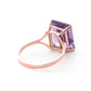 Essential Facet Amethyst Ring