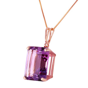 Shimmering Cuts Amethyst Necklace