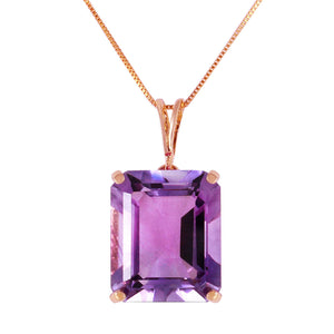 Shimmering Cuts Amethyst Necklace