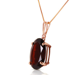 Graceful Glow Garnet Necklace