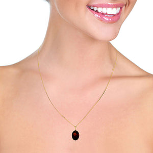 Graceful Glow Garnet Necklace