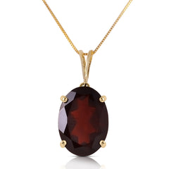 Graceful Glow Garnet Necklace