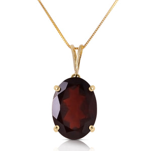 Graceful Glow Garnet Necklace