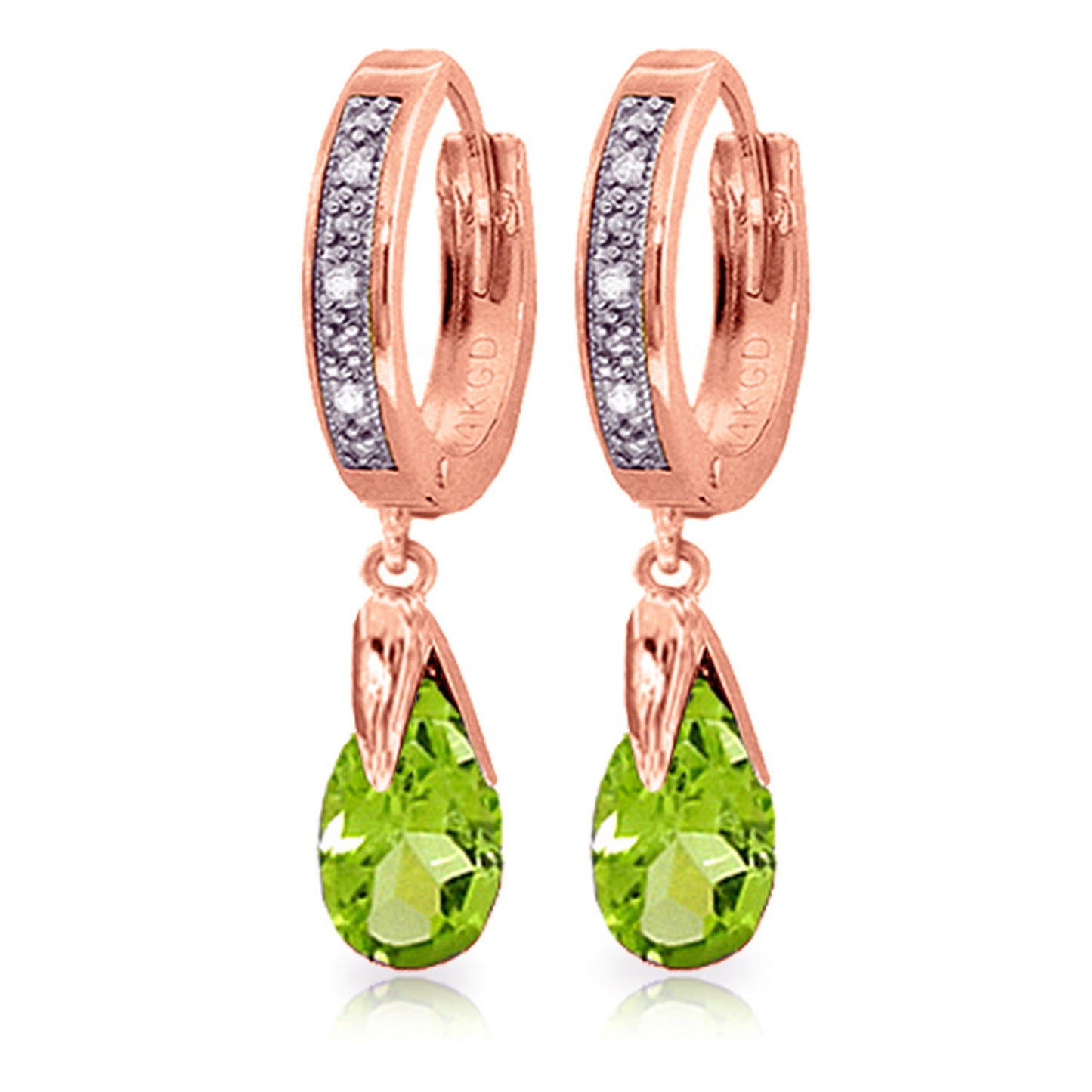 Moonlit Serenity Peridot Earrings