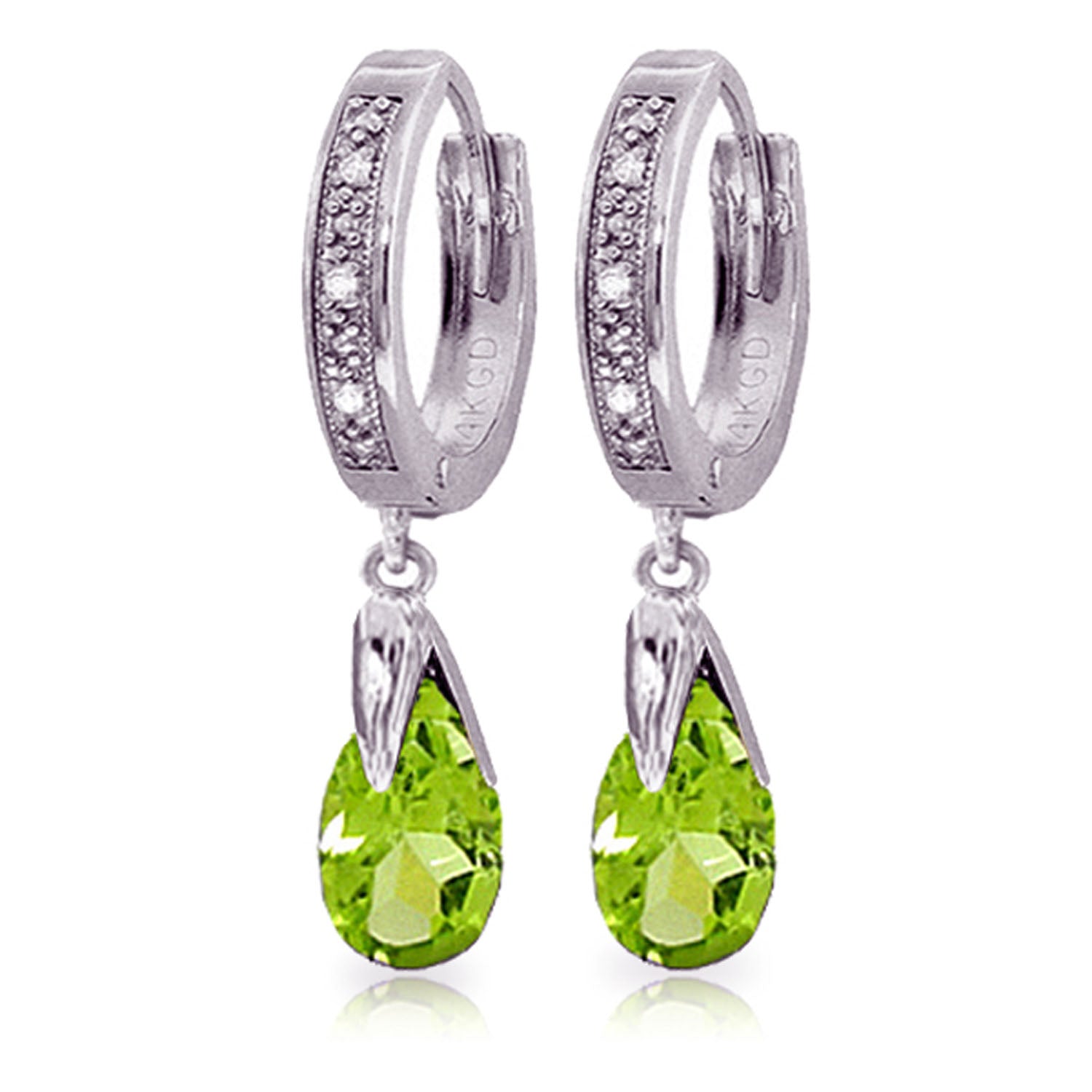 Moonlit Serenity Peridot Earrings