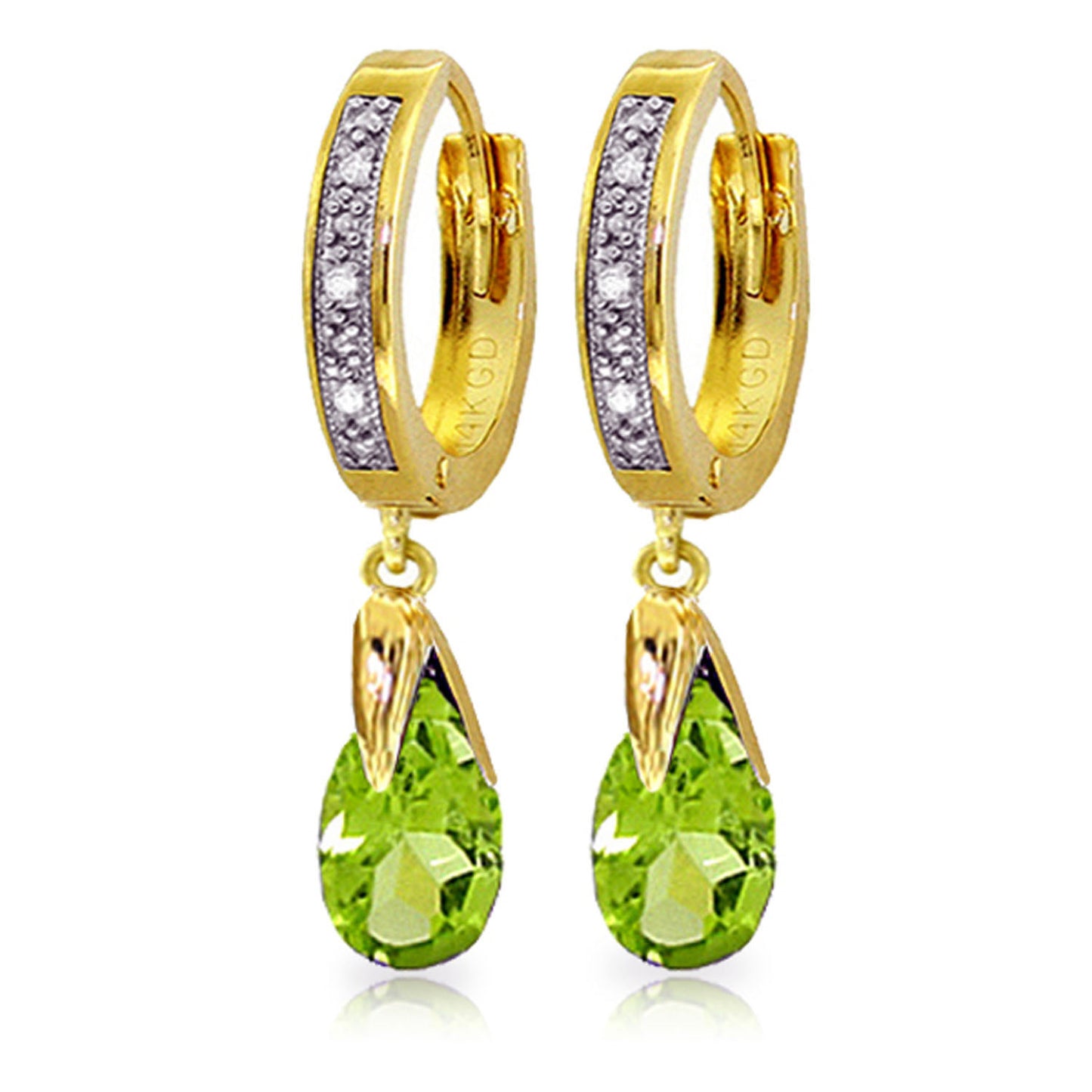 Moonlit Serenity Peridot Earrings
