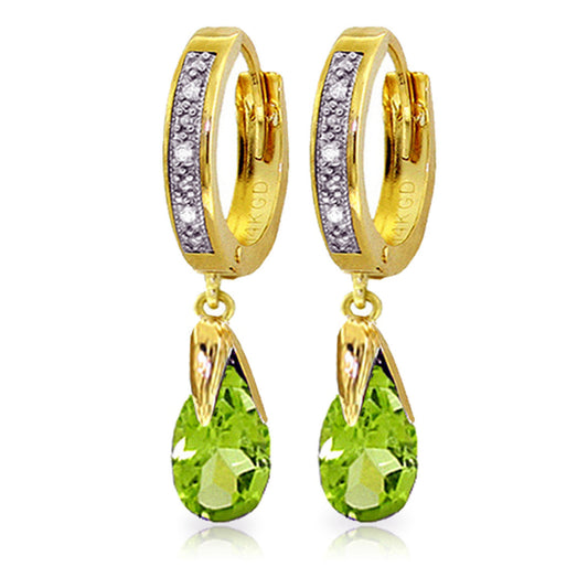 Moonlit Serenity Peridot Earrings