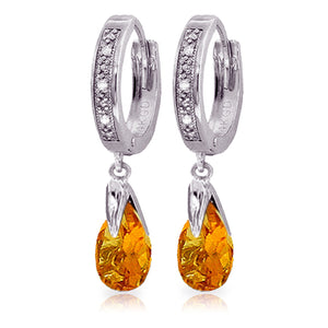 Moonlit Serenity Citrine Earrings