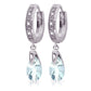 Moonlit Serenity Aquamarine Earrings