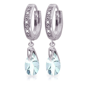 Moonlit Serenity Aquamarine Earrings