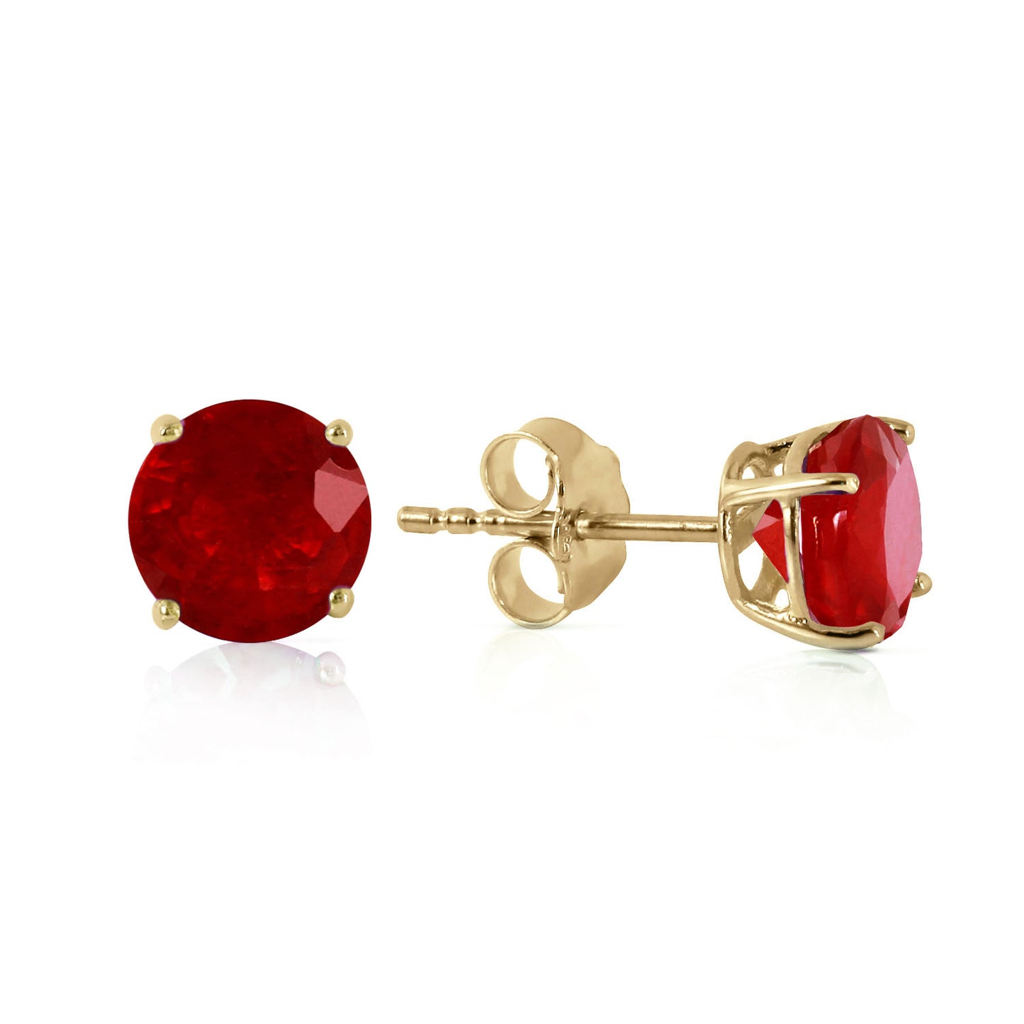Subtle Sparkle Ruby Earrings