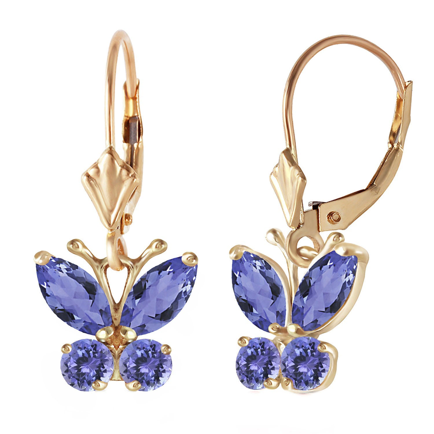 Autumn Breeze Tanzanite Earrings