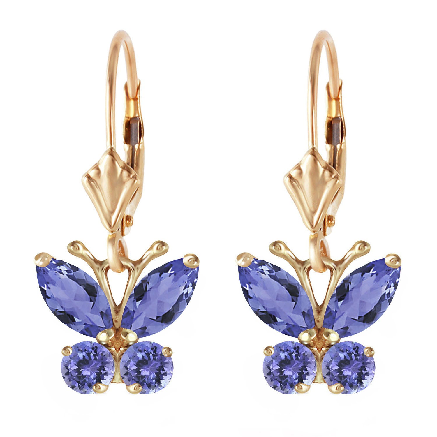 Autumn Breeze Tanzanite Earrings