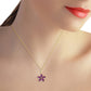 Radiant Petal Amethyst Necklace