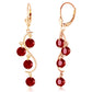 Whispering Tiers Ruby Earrings