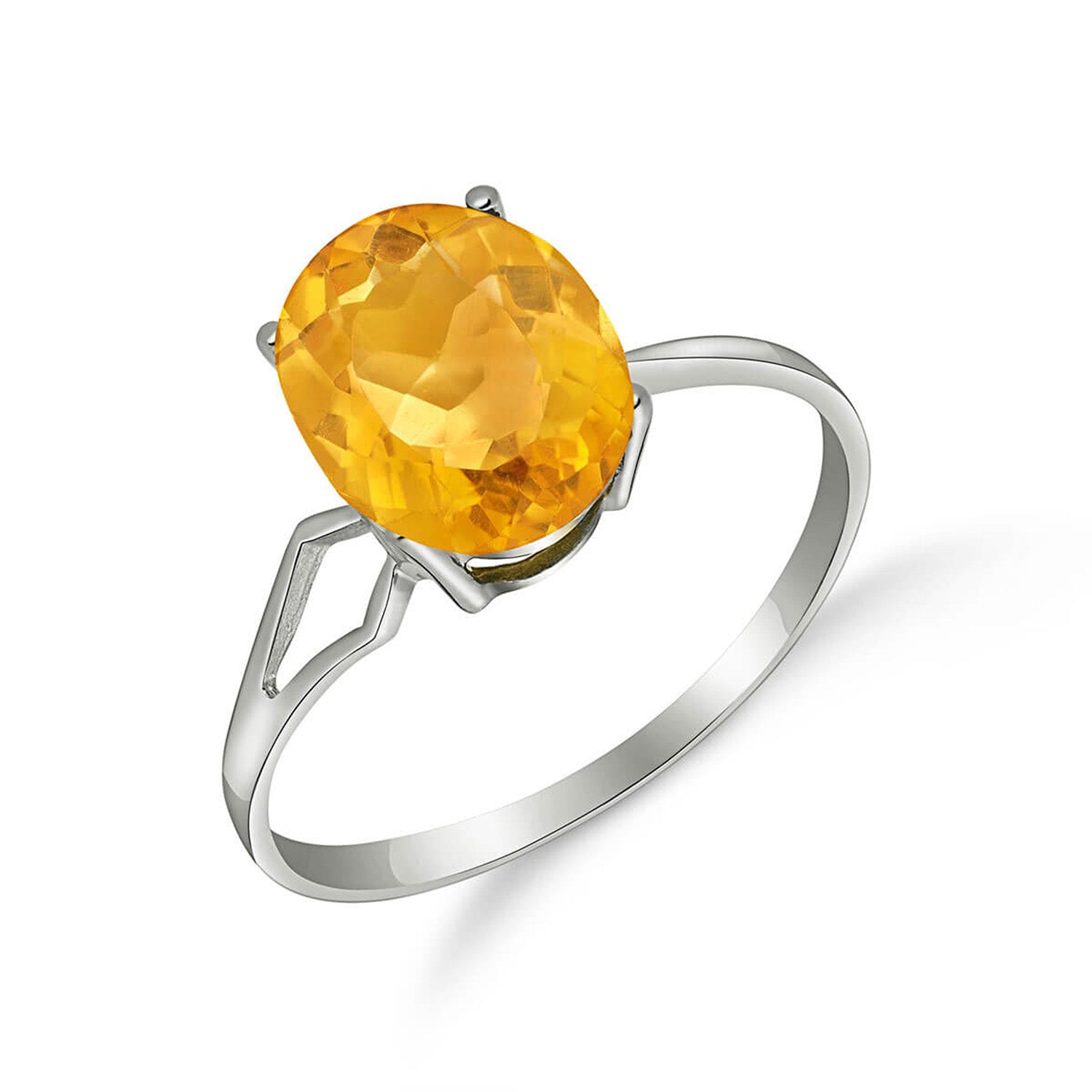 Gleaming Glow Citrine Ring