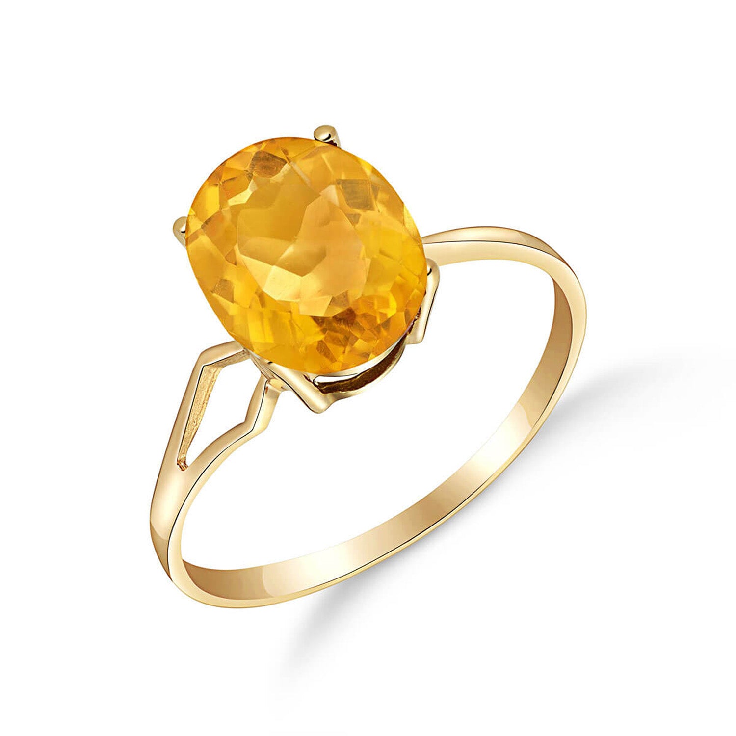 Gleaming Glow Citrine Ring