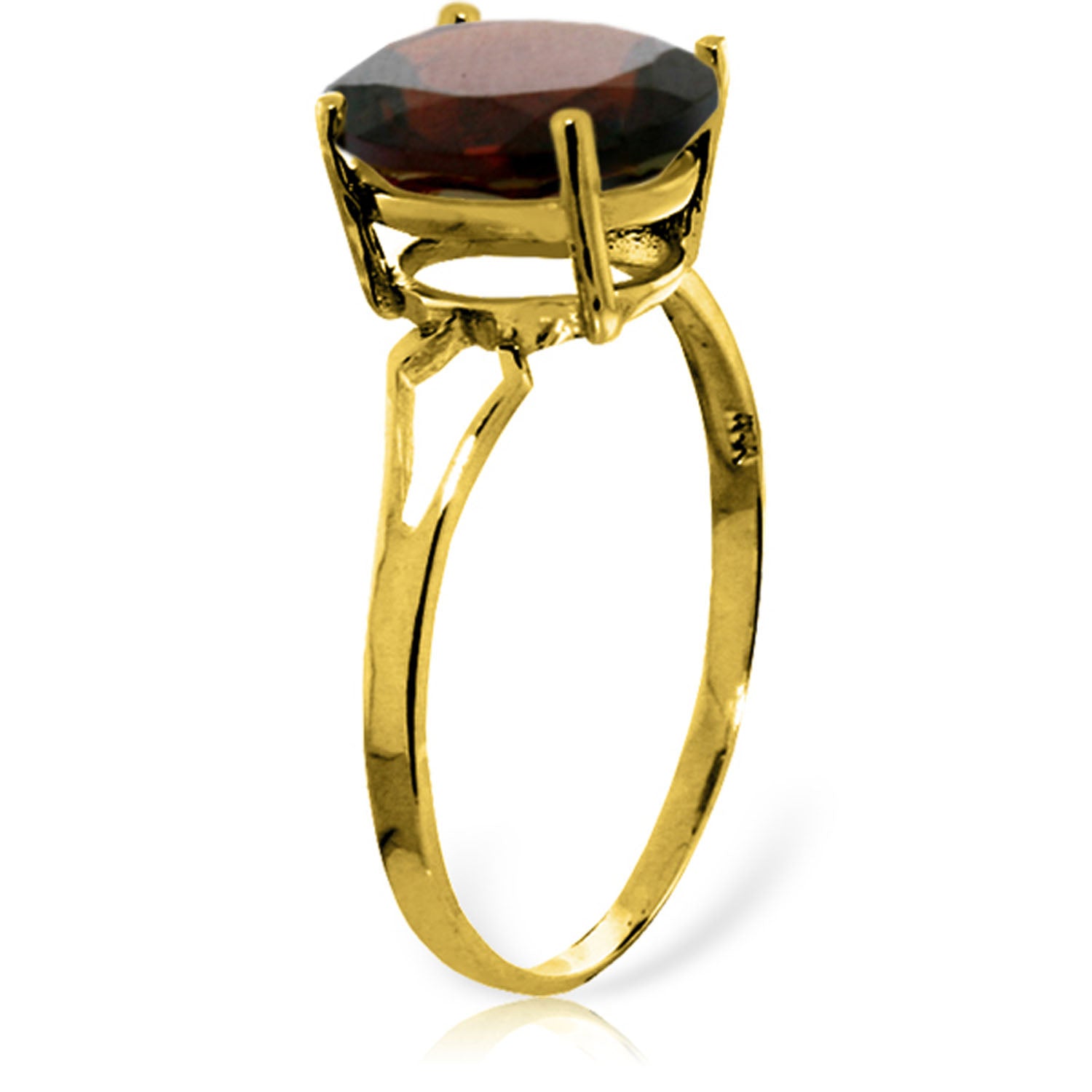 Gleaming Glow Garnet Ring