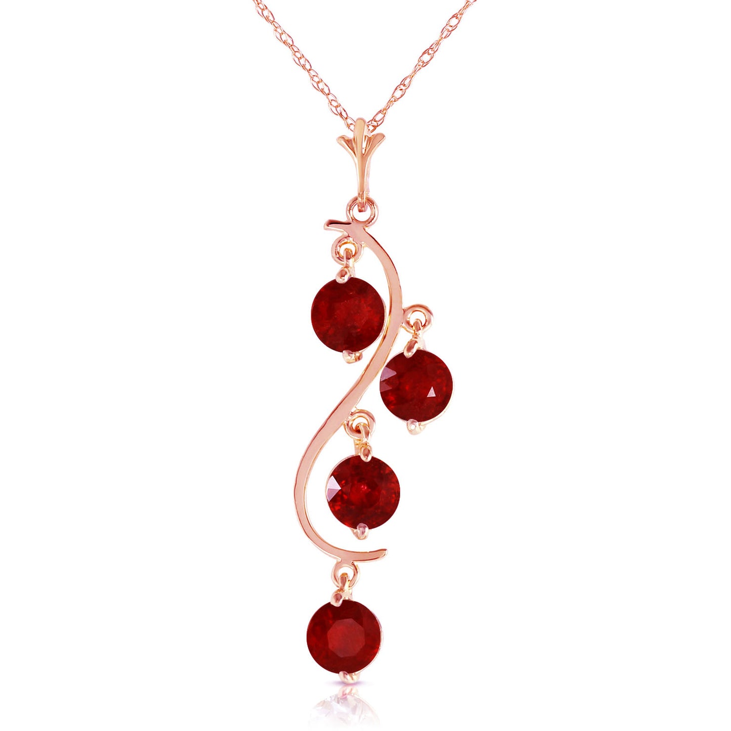 Springtime Symphony Ruby Necklace