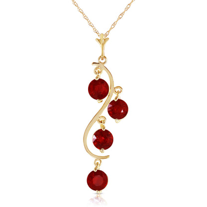 Springtime Symphony Ruby Necklace