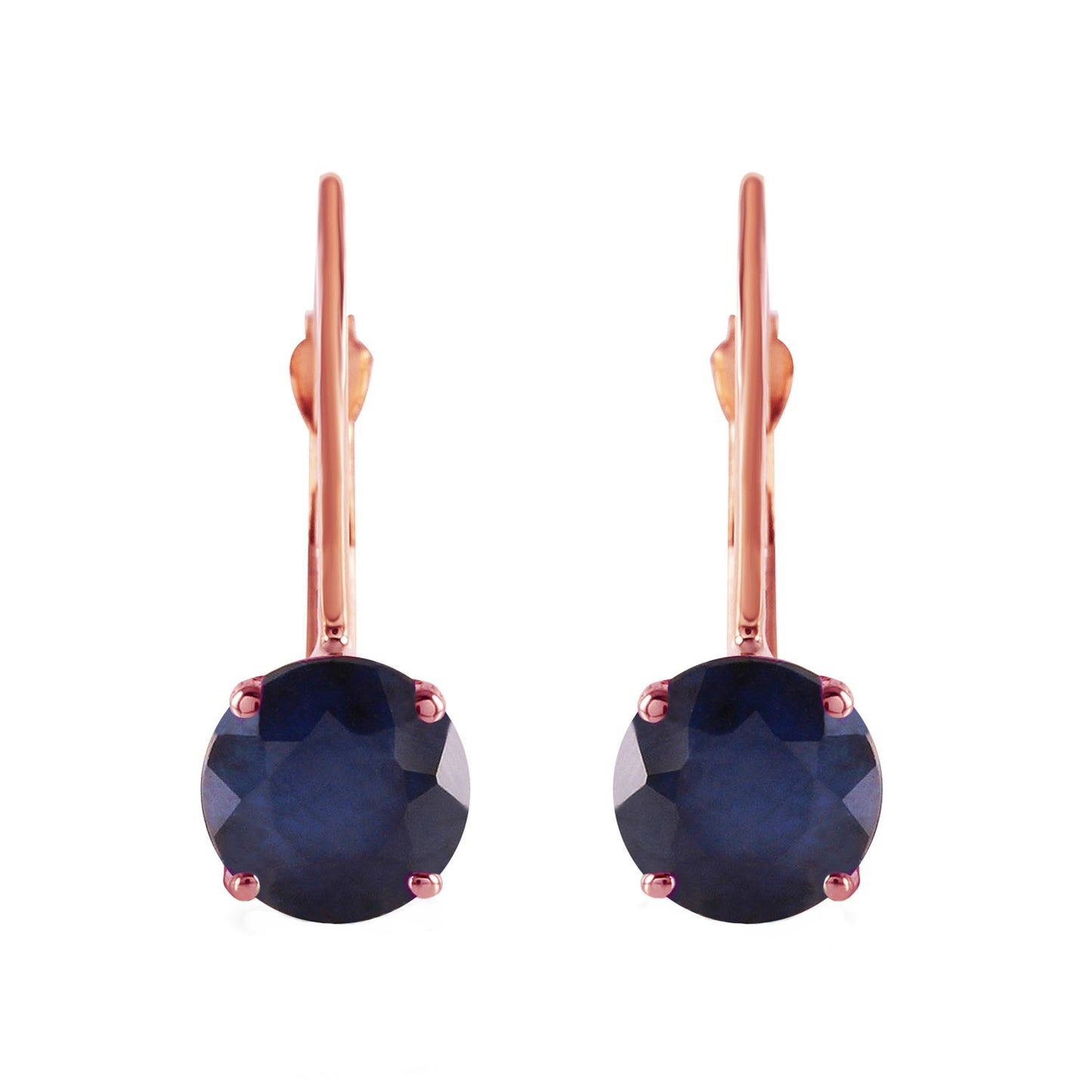 Zen Solitaire Sapphire Earrings