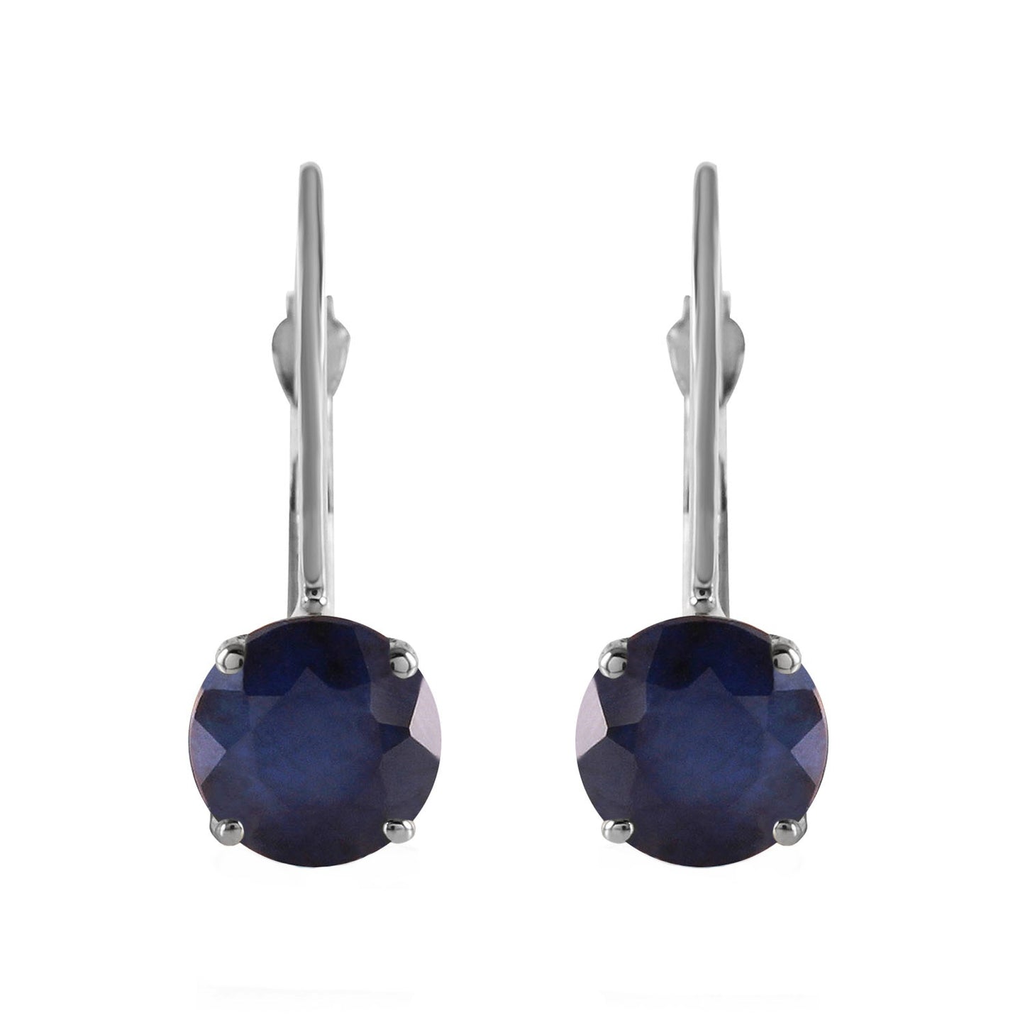 Zen Solitaire Sapphire Earrings