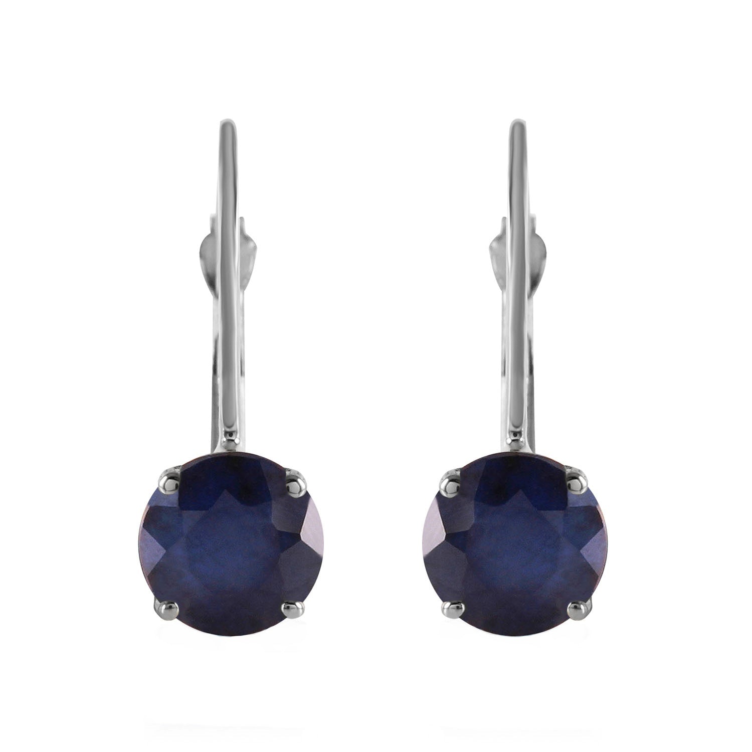 Zen Solitaire Sapphire Earrings